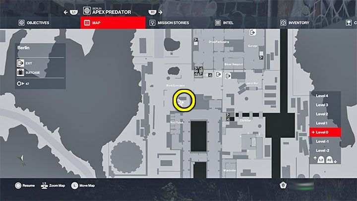 Drugi i trzeci mural możesz znaleźć na tyłach klubu, w niewielkiej odległości na południowy-wschód od dźwigu - Hitman 3: Bird Art - jak odblokować trofeum/osiągnięcie? - Hitman 3 - poradnik, solucja