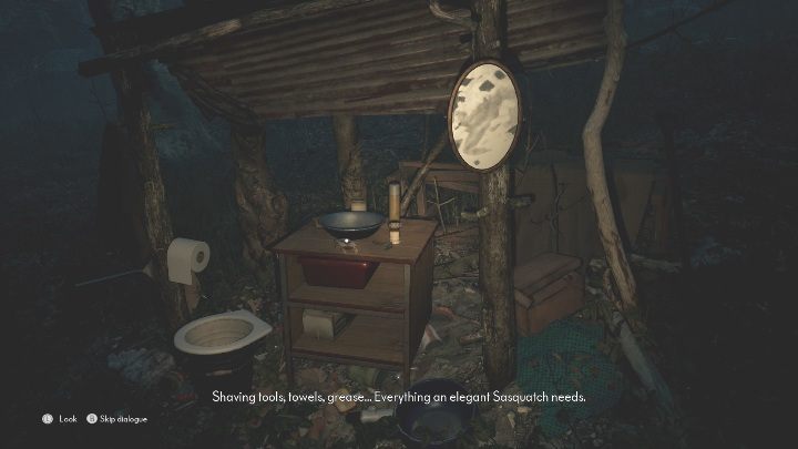 Pierw dotrzesz do prowizorycznego schronienia, w którym pies zatrzyma się czysto z egoistycznych pobudek - The Medium: Park krajobrazowy - solucja, opis przejścia - The Medium - poradnik do gry