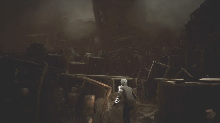 Staraj się nie wpadać na przeszkody ani nie wydawać z siebie dziwnych, nagłych odgłosów - The Medium: Pierwsza ucieczka - solucja, opis przejścia - The Medium - poradnik do gry