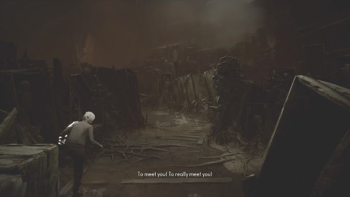 Odczekaj, aż potwór się oddali i rusz bezpośrednio za nim - The Medium: Pierwsza ucieczka - solucja, opis przejścia - The Medium - poradnik do gry