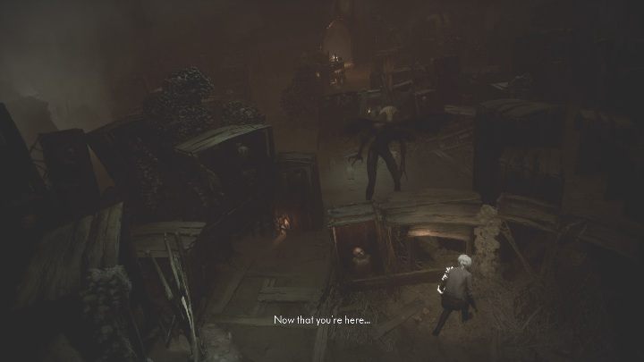 W pewnym momencie potwór pojawi się bezpośrednio przed Tobą - The Medium: Pierwsza ucieczka - solucja, opis przejścia - The Medium - poradnik do gry