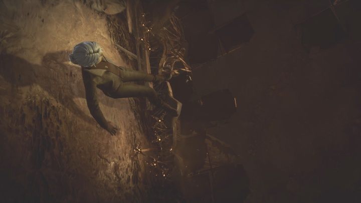 Spróbuj przejść po fragmencie ściany - The Medium: Pierwsza ucieczka - solucja, opis przejścia - The Medium - poradnik do gry