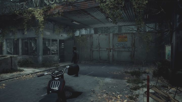 Po wyjściu z domu pogrzebowego wsiądziesz na motocykl i udasz się w podróż do hotelu Niwa - The Medium: Podróż do hotelu - solucja, opis przejścia - The Medium - poradnik do gry
