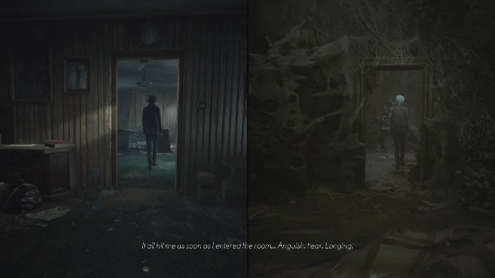 Zacznijmy od tego, że zaraz przed wejście do gabinetu Thomasa spotkasz Sadness - The Medium: Gabinet Thomasa - solucja, opis przejścia - The Medium - poradnik do gry