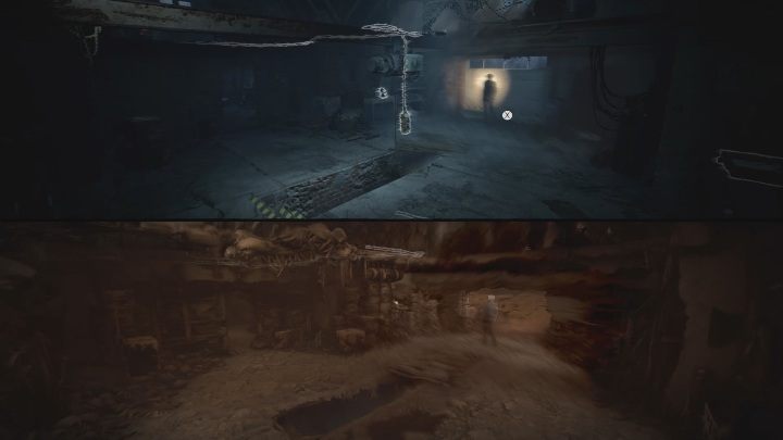 W warsztacie musisz skupić się na wyjściu przez bramę - The Medium: Warsztat - solucja, opis przejścia - The Medium - poradnik do gry