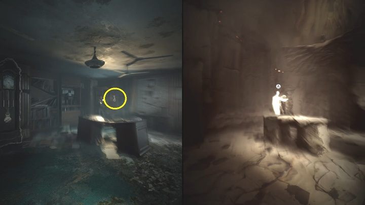 Po przywróceniu zasilania wróć do swojej normalnej formy i zbliż się do szafy blokującej przejście dalej - The Medium: Sekretne pomieszczenie - solucja, opis przejścia - The Medium - poradnik do gry