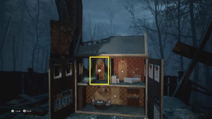 Wróć do domku dla lalek i zabierz lustro z lewej strony, z góry - The Medium: Dom Thomasa - solucja, opis przejścia - The Medium - poradnik do gry