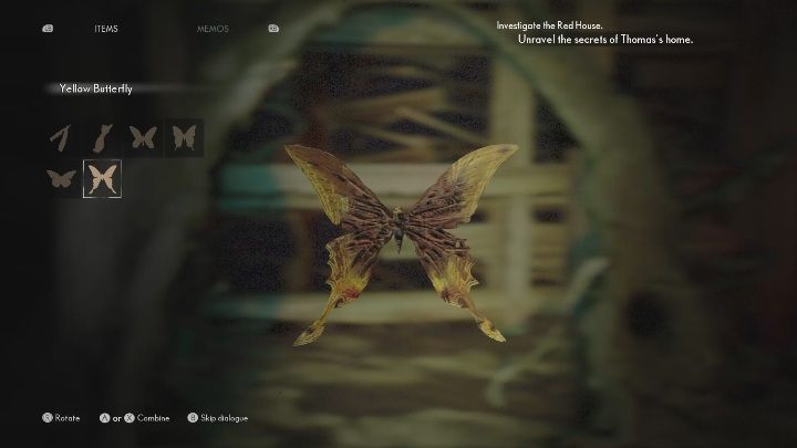 Ostatni, żółty motyl trafi do twojego ekwipunku - The Medium: Dom Thomasa - solucja, opis przejścia - The Medium - poradnik do gry