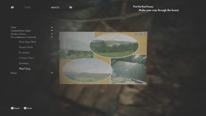 Tę pocztówkę znajdziesz zaraz po wyjściu z hotelu - The Medium: Pocztówki - lista wszystkich - The Medium - poradnik do gry