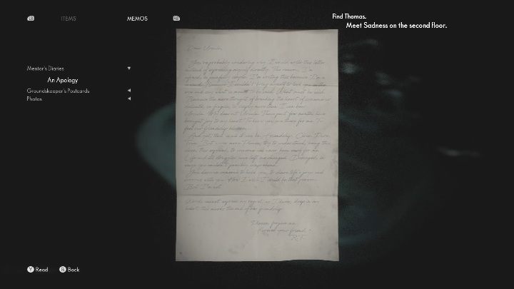 Wystarczy, że zajrzysz do zlewu, a zobaczysz pustą fiolkę po lekach oraz kartkę z pamiętnika mentora - The Medium: Pamiętnik mentora - wszystkie kartki, lista - The Medium - poradnik do gry