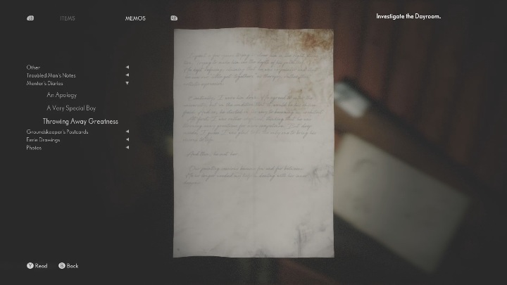 Kartkę z pamiętnika mentora znajdziesz w normalnym świecie, wystarczy, że zbadasz pudła, na których leży notatka oraz rysunek koni - The Medium: Pamiętnik mentora - wszystkie kartki, lista - The Medium - poradnik do gry