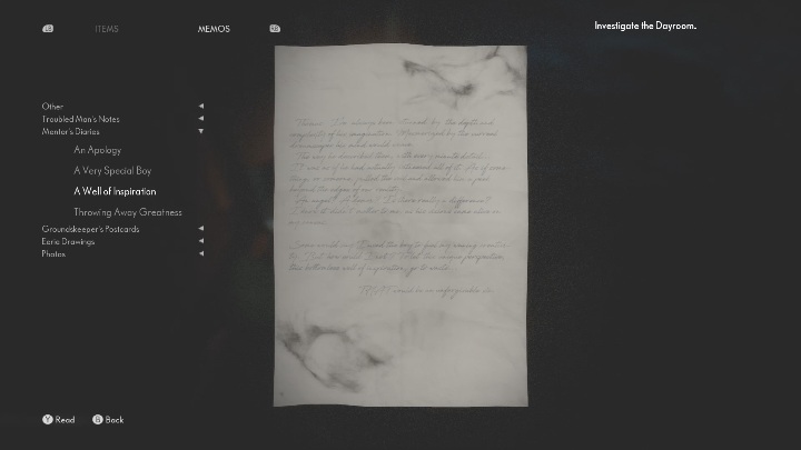 Kartkę z pamiętnika mentora znajdziesz w normalnym świecie, wystarczy, że zbadasz pudła, na których leży notatka oraz rysunek koni - The Medium: Pamiętnik mentora - wszystkie kartki, lista - The Medium - poradnik do gry