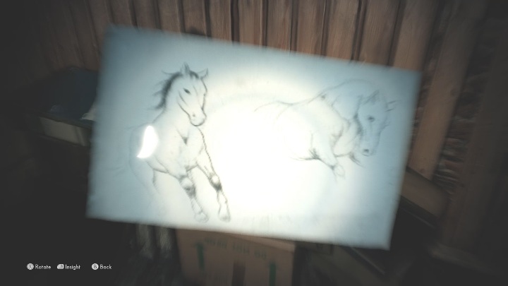 Aby znaleźć to echo musisz zbadać rysunek leżący na pudłach - The Medium: Echa - lista wszystkich - The Medium - poradnik do gry