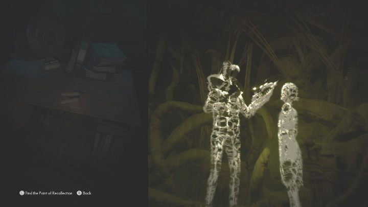 Aby odczytać to wspomnienie musisz zbadać rzeczy leżące na biurku, od razu pojawią się migoczące fragmenty, za pomocą gałek analogowych ułóż wspomnienie tak, aby dało się je odczytać - The Medium: Wspomnienia - lista wszystkich - The Medium - poradnik do gry