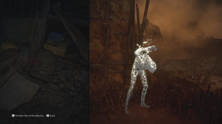 Aby odczytać to wspomnienie musisz zbadać karnister, od razu pojawią się migoczące fragmenty, za pomocą gałek analogowych ułóż wspomnienie tak, aby dało się je odczytać - The Medium: Wspomnienia - lista wszystkich - The Medium - poradnik do gry