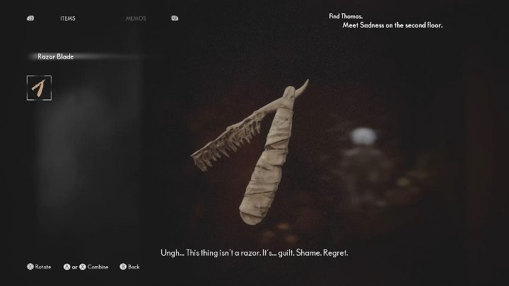 Po wejściu do łazienki zbliż się do wanny i spuść ciecz, która się w niej znajduje - The Medium: Spotkanie ze Smutką/Sadness - solucja, opis przejścia - The Medium - poradnik do gry
