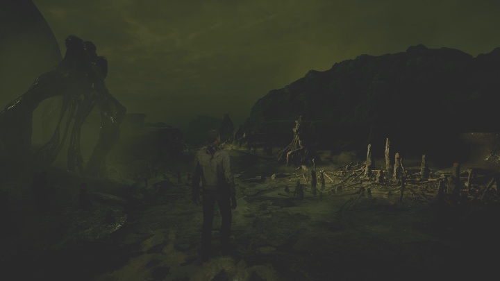 W tej części gry staniesz za sterami mężczyzny, ma on takie same umiejętności jak duchowa wersja głównej postaci - The Medium: Dom Richarda - solucja, opis przejścia - The Medium - poradnik do gry