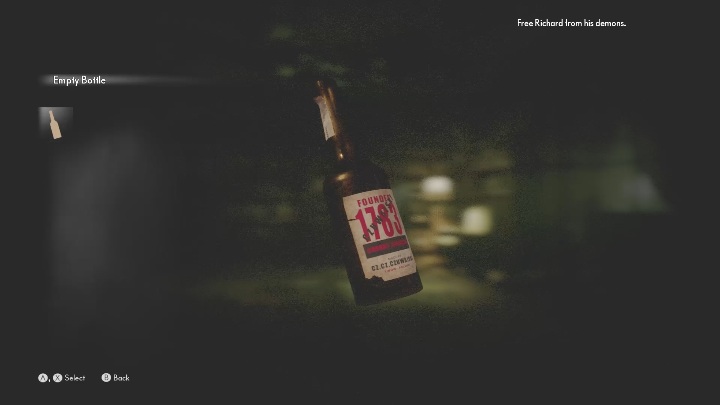 Ostatni przedmiot leży na małym stoliku, koło popielniczki - The Medium: Dom Richarda - solucja, opis przejścia - The Medium - poradnik do gry