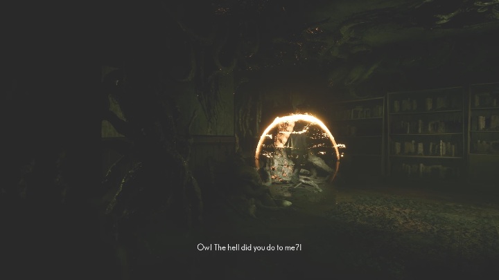 Gdy zniknie fotel pojawi się macka, którą możesz zniszczyć korzystając z duchowego uderzenia - The Medium: Dom Richarda - solucja, opis przejścia - The Medium - poradnik do gry