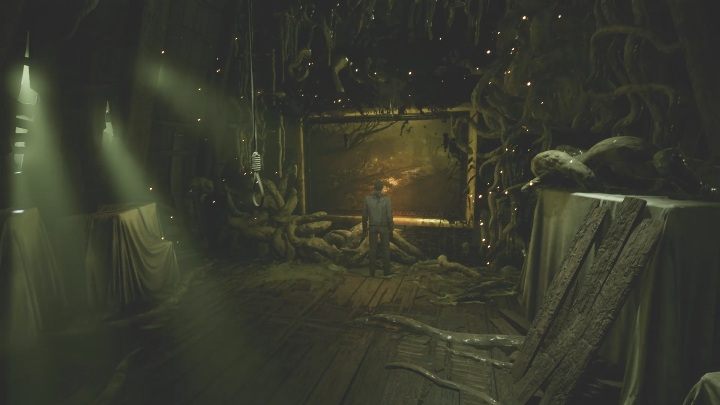 Po zdobyciu energii z pętli użyj duchowego uderzenia, aby dostać się do obrazu - The Medium: Dom Richarda - solucja, opis przejścia - The Medium - poradnik do gry