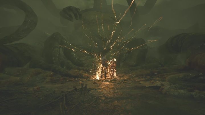 Użyj duchowego uderzenia, aby uwolnić chłopca - The Medium: Dom Richarda - solucja, opis przejścia - The Medium - poradnik do gry