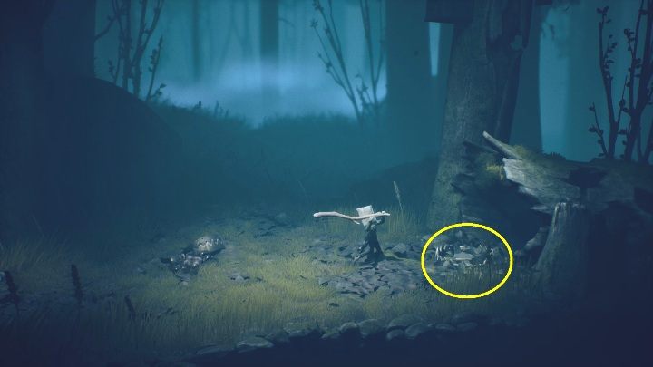 Weź patyk i z całej siły uderz nim w sidła - Little Nightmares 2: Droga przez las - solucja, opis przejścia - Little Nightmares 2 - poradnik do gry