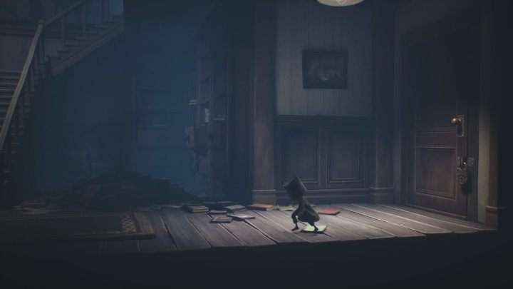 Trafisz do pomieszczenia ze skodami oraz drzwiami zamkniętymi na klucz - Little Nightmares 2: Biblioteka - solucja, opis przejścia - Little Nightmares 2 - poradnik do gry