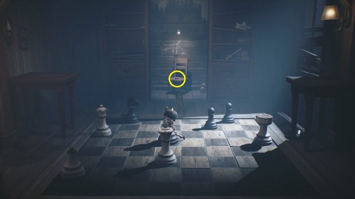 Jeśli prawidłowo ułożysz figury otworzy się przejście, które odsłoni Ci klucz - Little Nightmares 2: Biblioteka - solucja, opis przejścia - Little Nightmares 2 - poradnik do gry