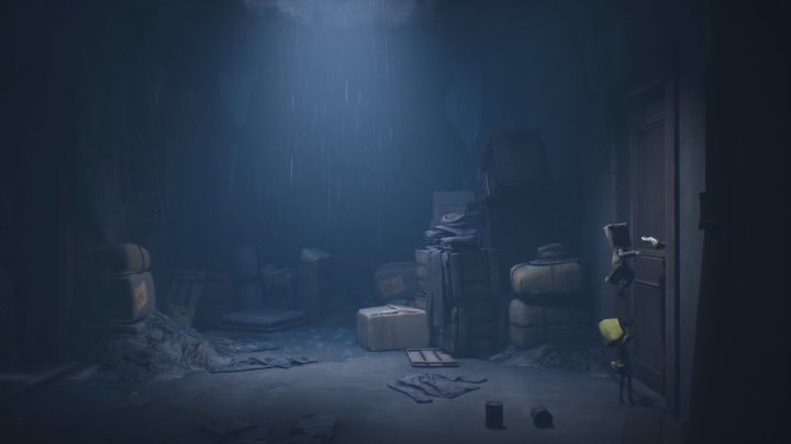 Jak zwykle, z pomocą Six doskoczysz do klamki, aby móc otworzyć drzwi - Little Nightmares 2: Ucieczka ze szkoły - solucja, opis przejścia - Little Nightmares 2 - poradnik do gry