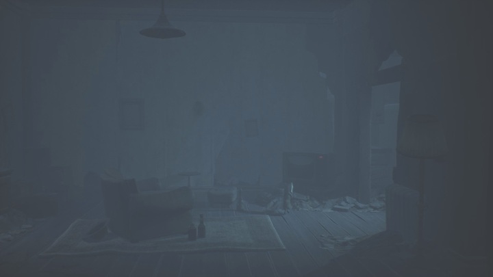 Włącz telewizor znajdujący się za oknem, a wyłącz ten, który jest odpalony w pokoju - Little Nightmares 2: Telewizory - solucja, opis przejścia - Little Nightmares 2 - poradnik do gry