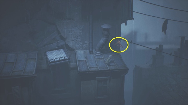 Aby przenieść się dalej, musisz użyć wieszaka - Little Nightmares 2: Telewizory - solucja, opis przejścia - Little Nightmares 2 - poradnik do gry