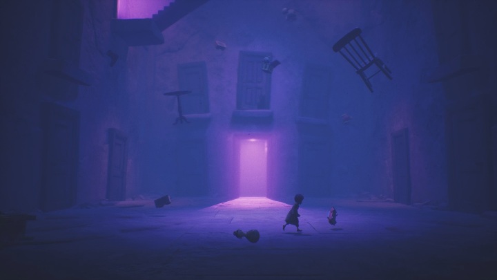 Na początku trafisz na dziedziniec - Little Nightmares 2: Zagadki z drzwiami - solucja, opis przejścia - Little Nightmares 2 - poradnik do gry