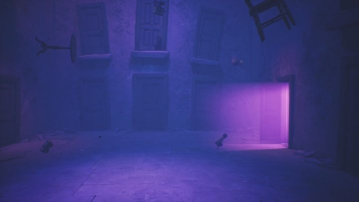 Otworzą się natomiast drzwi po prawej stronie - Little Nightmares 2: Zagadki z drzwiami - solucja, opis przejścia - Little Nightmares 2 - poradnik do gry