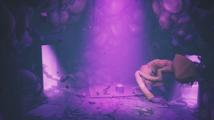 Po zdobyciu siekiery ponownie odwróć uwagę Six - Little Nightmares 2: Six - solucja, opis przejścia - Little Nightmares 2 - poradnik do gry