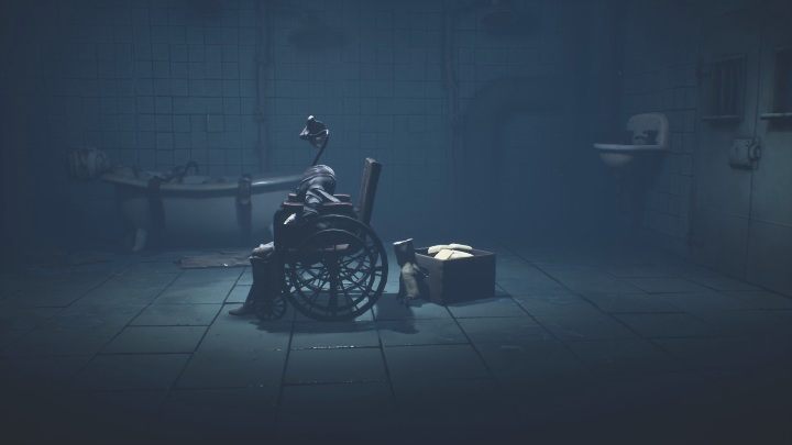 W pierwszej chwili wózek inwalidzki może wydawać Ci się nie do ruszenia - Little Nightmares 2: Zagadka z wózkiem inwalidzkim - jak wyjść? - Little Nightmares 2 - poradnik do gry