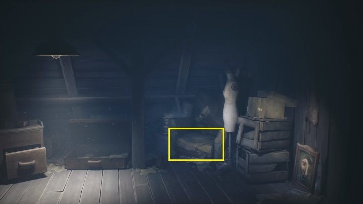Ostatecznie postać schowa się w fotelu - Little Nightmares 2: The Nomes Attic - solucja, opis przejścia - Little Nightmares 2 - poradnik do gry
