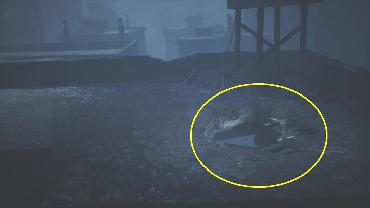Do kolejnej części dostaniesz się, wskakując do dziury w podłodze - Little Nightmares 2: Budynek - solucja, opis przejścia - Little Nightmares 2 - poradnik do gry