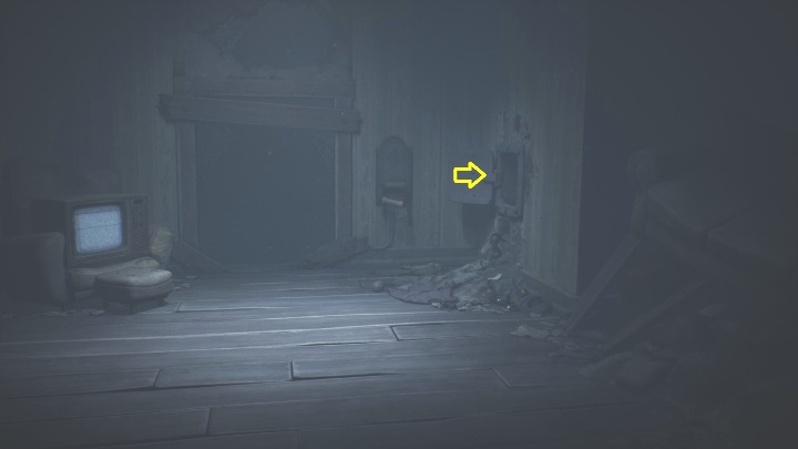 Przed Tobą zagadka z windą, dwoma telewizorami i zsypem - Little Nightmares 2: Budynek - solucja, opis przejścia - Little Nightmares 2 - poradnik do gry