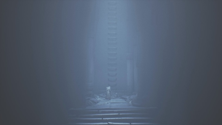 Musisz wdrapać się na drabinę, aby wyjść na ulicę - Little Nightmares 2: Sklep i ucieczka - solucja, opis przejścia - Little Nightmares 2 - poradnik do gry