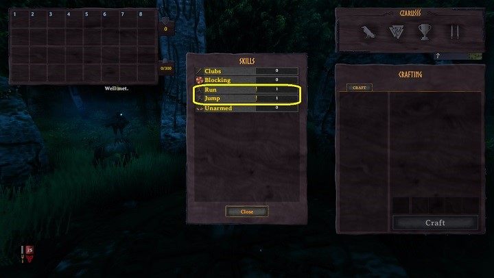 Przy małej liczbie odkrytych skilli oraz ich niskim poziomie, istnieje szansa na to, że nie stracimy ich wcale, a skutki uboczne śmierci ograniczą się jedynie do utraty aktualnego postępu - Valheim: Rozwój postaci - Valheim - poradnik do gry