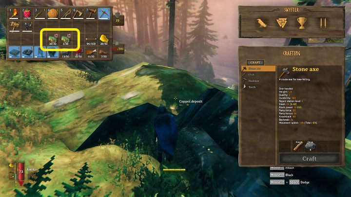 Po wydobyciu dużej ilości surowców załaduj je wszystkie do swojego ekwipunku i nie przejmuj się zbyt dużym ciężarem - Valheim: Exploity - Valheim - poradnik do gry