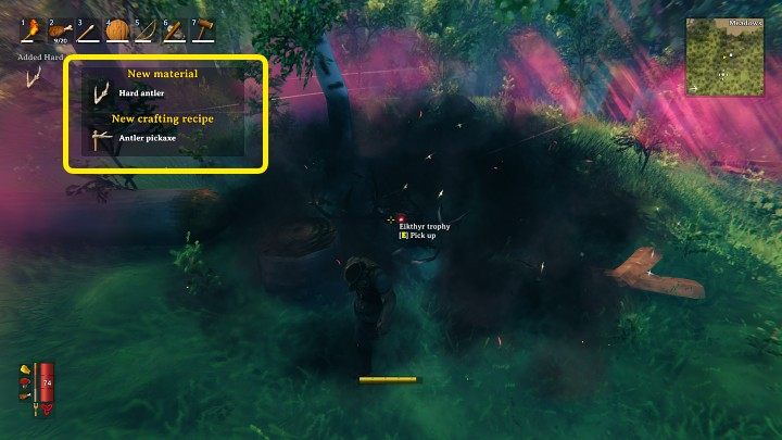 Zanim odblokujesz dostęp do kilofa (Antler Pickaxe) w grze Valheim, może minąć nieco czasu, ponieważ będziesz musiał pokonać pierwszego groźnego przeciwnika - bossa Eikhtyr - Valheim: Kilof Antler Pickaxe - jak odblokować? - Valheim - poradnik do gry