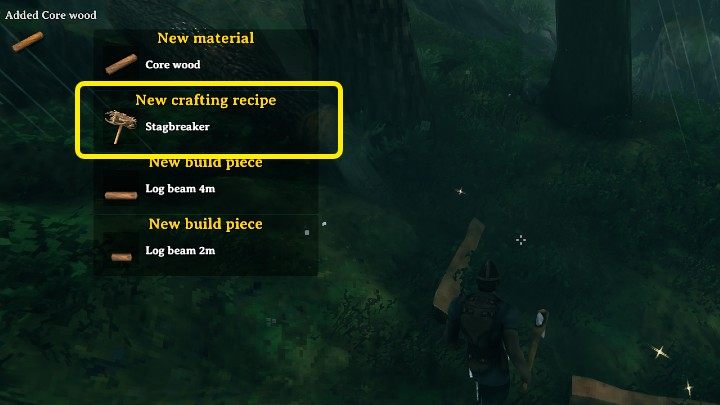 Żeby odblokować młot Stagbreaker, będziesz musiał udać się na obszar ciemnego lasu (Dark Forest) i zdobyć Core wood - jeden z różnych rodzajów drewna dostępnych w grze Valheim - Valheim: Młot/Stagbreaker - jak odblokować? - Valheim - poradnik do gry