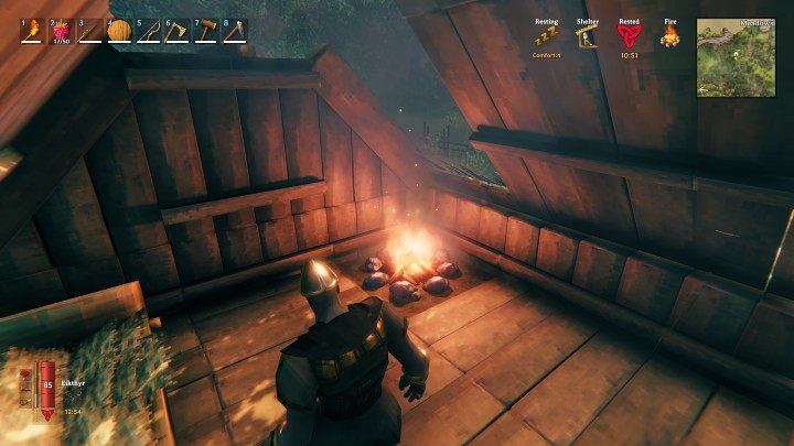 W pierwszej kolejności wybierz miejsce i przygotuj grunt pod palenisko - Valheim: Ognisko w pomieszczeniu/Indoor fire - jak zrobić? - Valheim - poradnik do gry