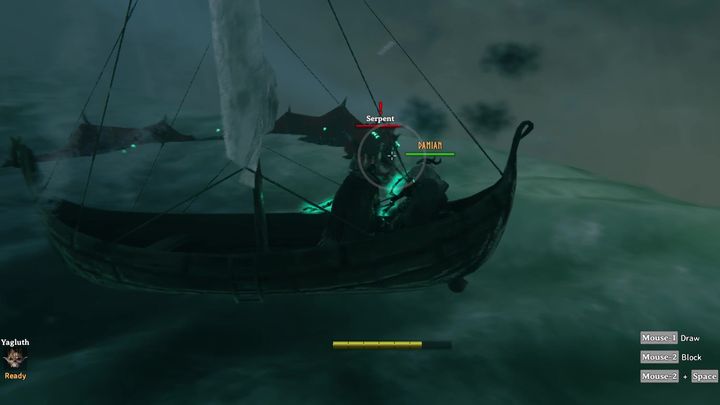 Wąż morski posiada instynkt samozachowawczy - Valheim: Wąż morski/Serpent - jak pokonać? - Valheim - poradnik do gry