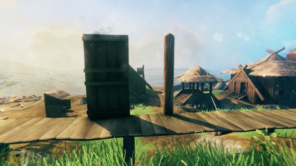 Belka z drewna rdzeniowego ma tę samą wysokość co dwie drewniane ściany - Valheim: Budowanie - Valheim - poradnik do gry