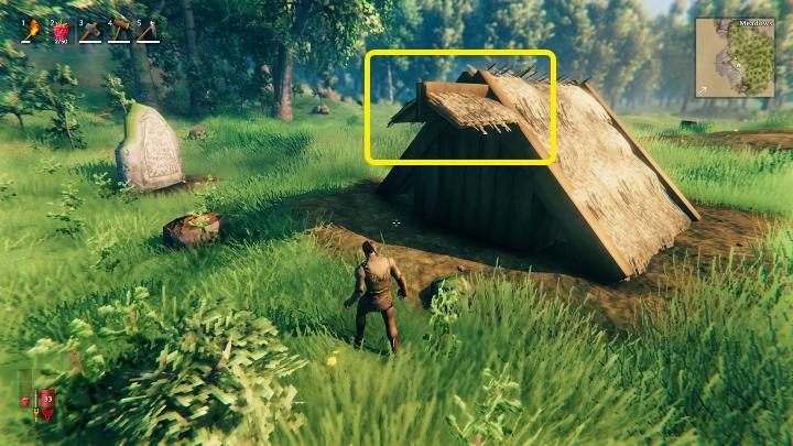 Ostatnim i nieodzownym elementem pierwszego schronienia w grze Valheim jest ognisko (Campfire) - Valheim: Dzień 1 - jak przetrwać na początku? Od czego zacząć? - Valheim - poradnik do gry