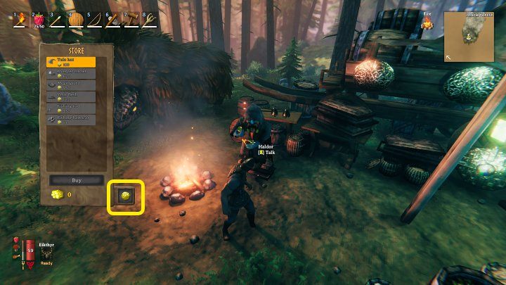 Monety (Coins) można także zdobyć, sprzedając Haldorowi różne wartościowe przedmioty: srebrne naszyjniki (Silver necklace), rubiny (Ruby), czy perły (Amber Pearl) - Valheim: Monety/Coins - do czego służą, jak zdobyć? - Valheim - poradnik do gry