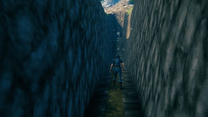 Taki dół zostanie zneutralizowany przez grę. - Valheim: Teren - jak wyrównać? - Valheim - poradnik do gry