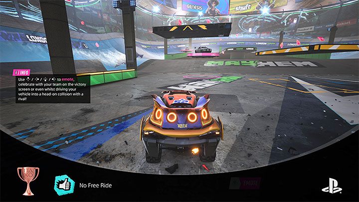 Otwarty trening jest odrobinę bardziej rozbudowany od pierwszego samouczka - składa się on z 20 zamiast 17 lekcji - Destruction AllStars: Trofea - lista - Destruction AllStars - poradnik do gry